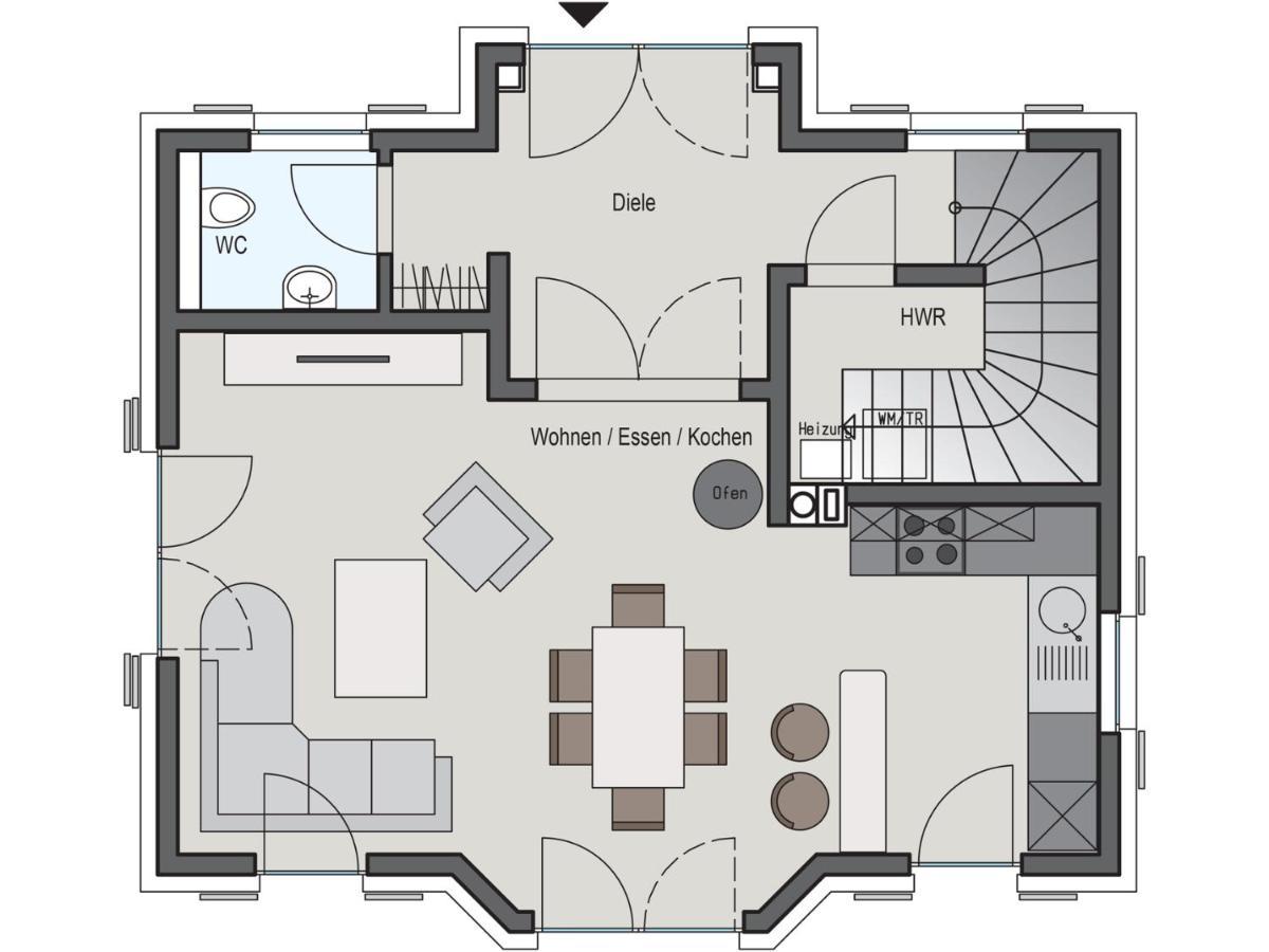 Ferienhaus Seeschwalbe 44 Fuhlendorf  Exteriör bild