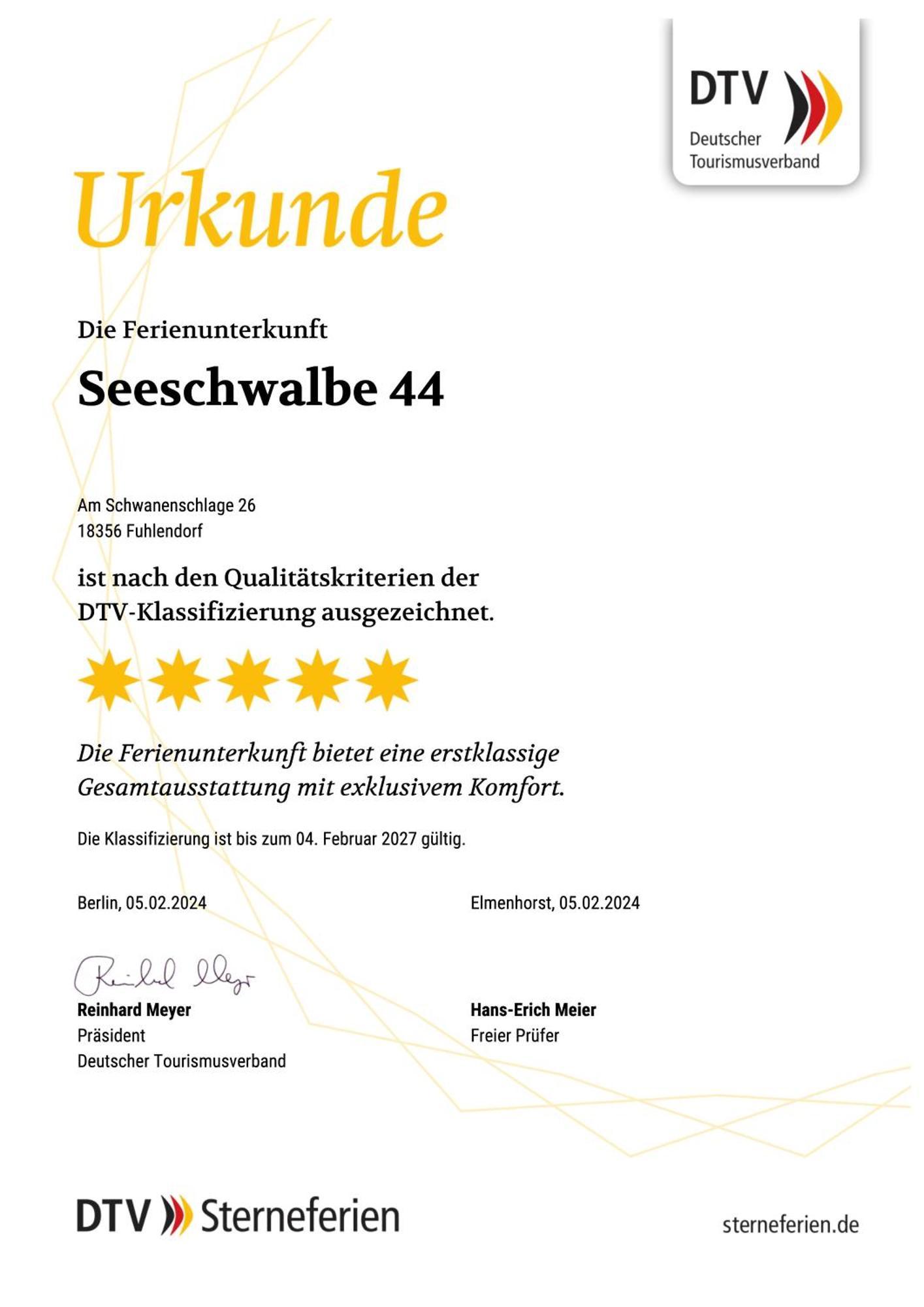 Ferienhaus Seeschwalbe 44 Fuhlendorf  Exteriör bild